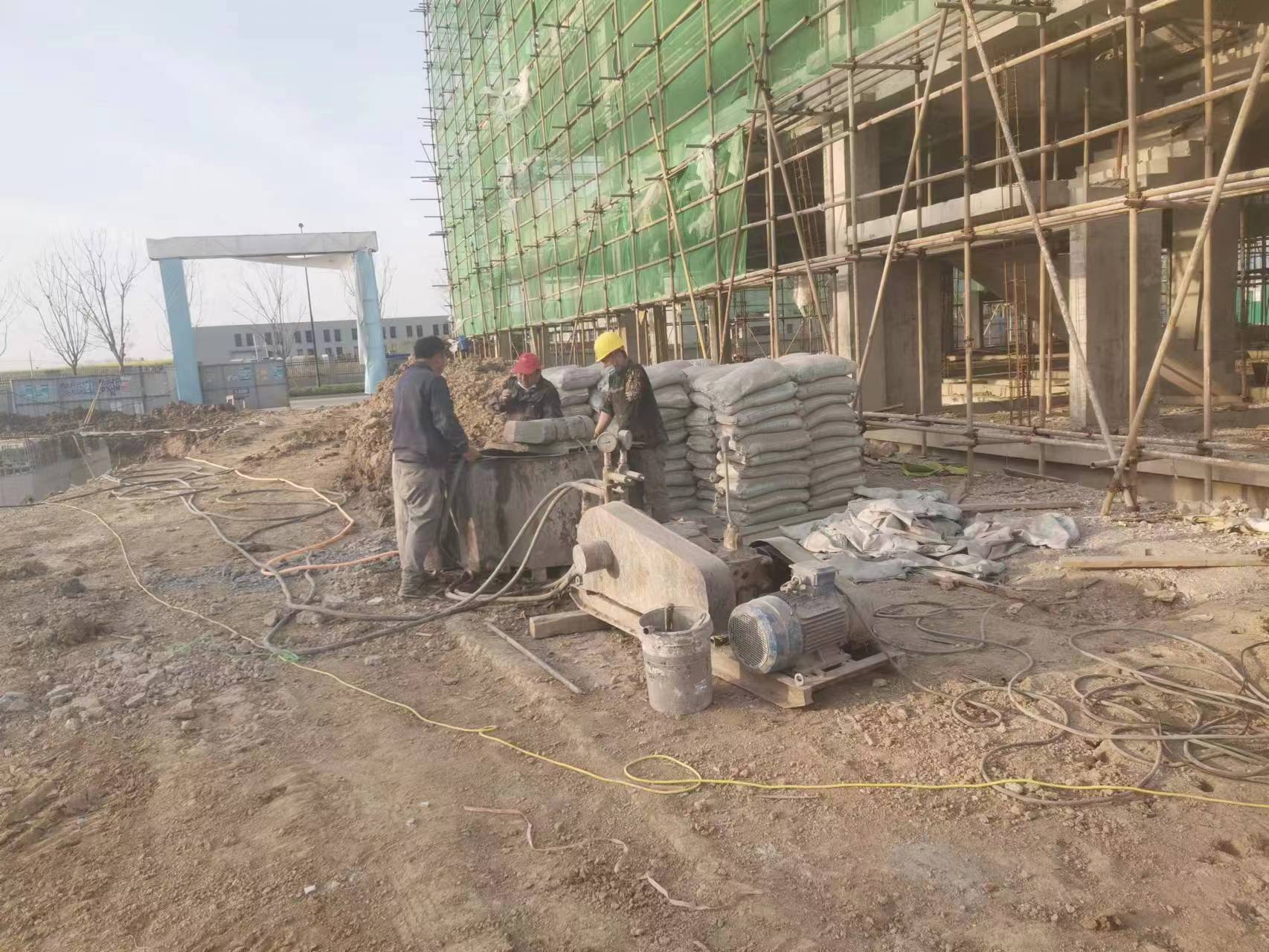 洪江别墅下沉注浆